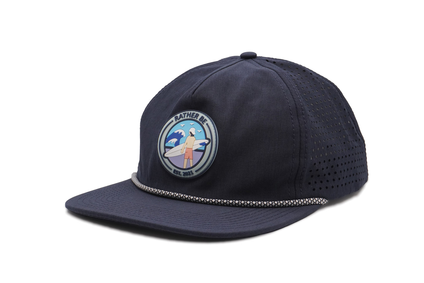 Surfing Unstructured Rope Hat - Navy