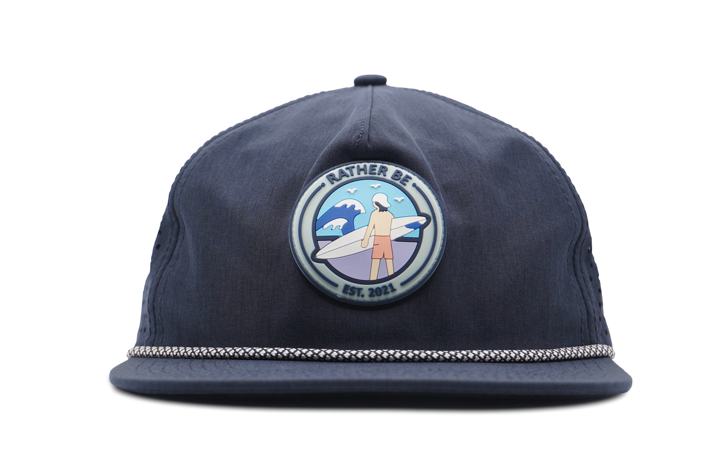 Surfing Unstructured Rope Hat - Navy