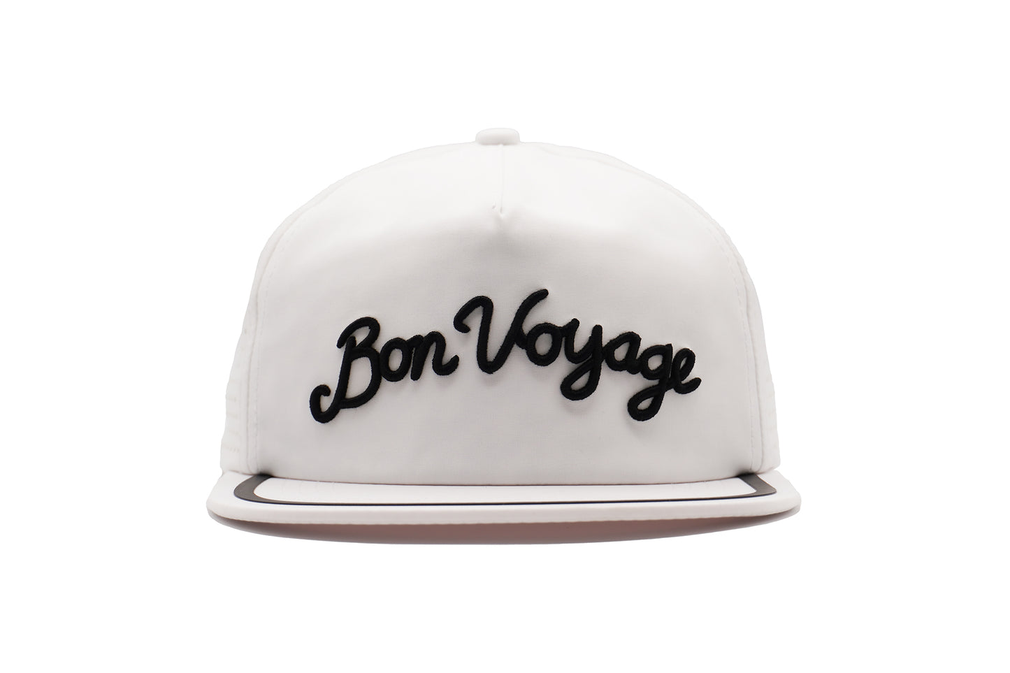 Bon Voyage Modern Crown Hat – White - Rather Be Club x Groovy.F