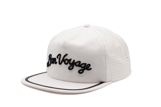 Bon Voyage Modern Crown Hat – White - Rather Be Club x Groovy.F