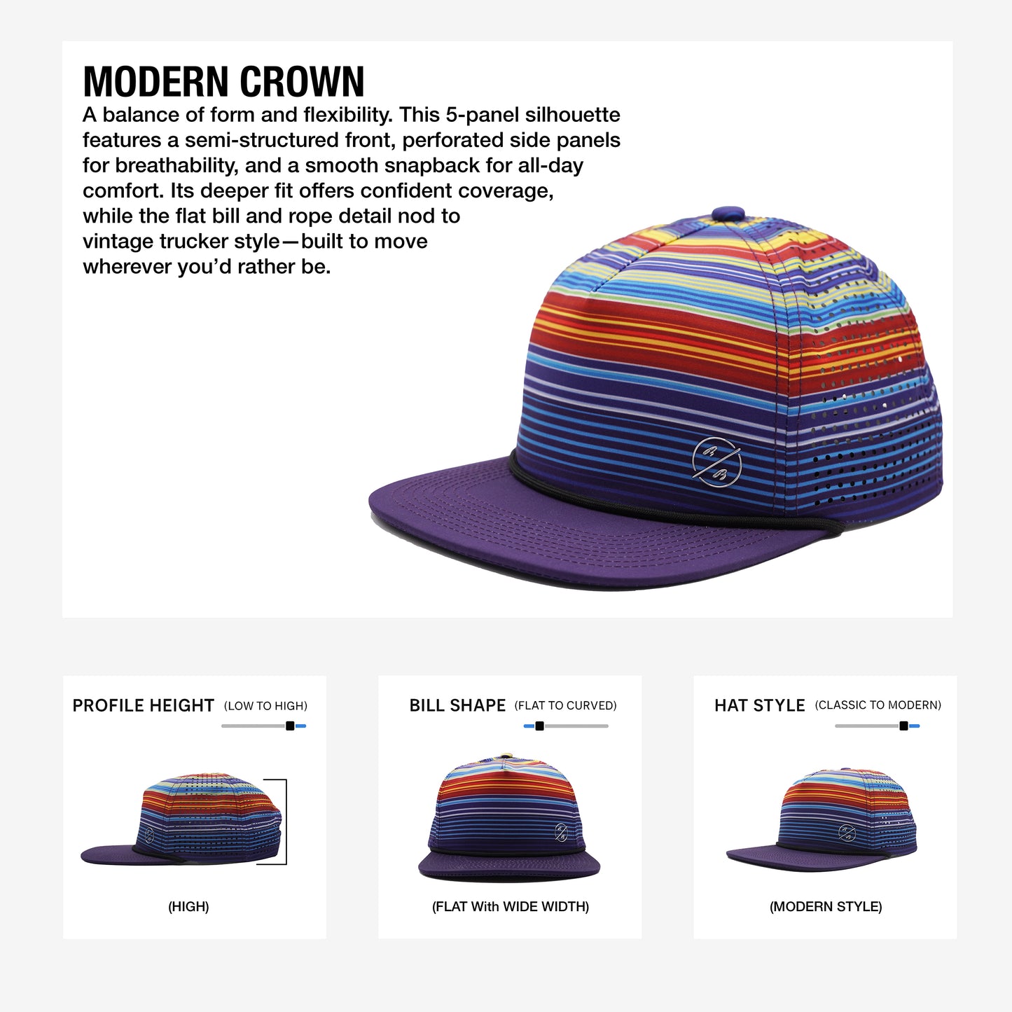 Tide Stripe Rather Be Hat