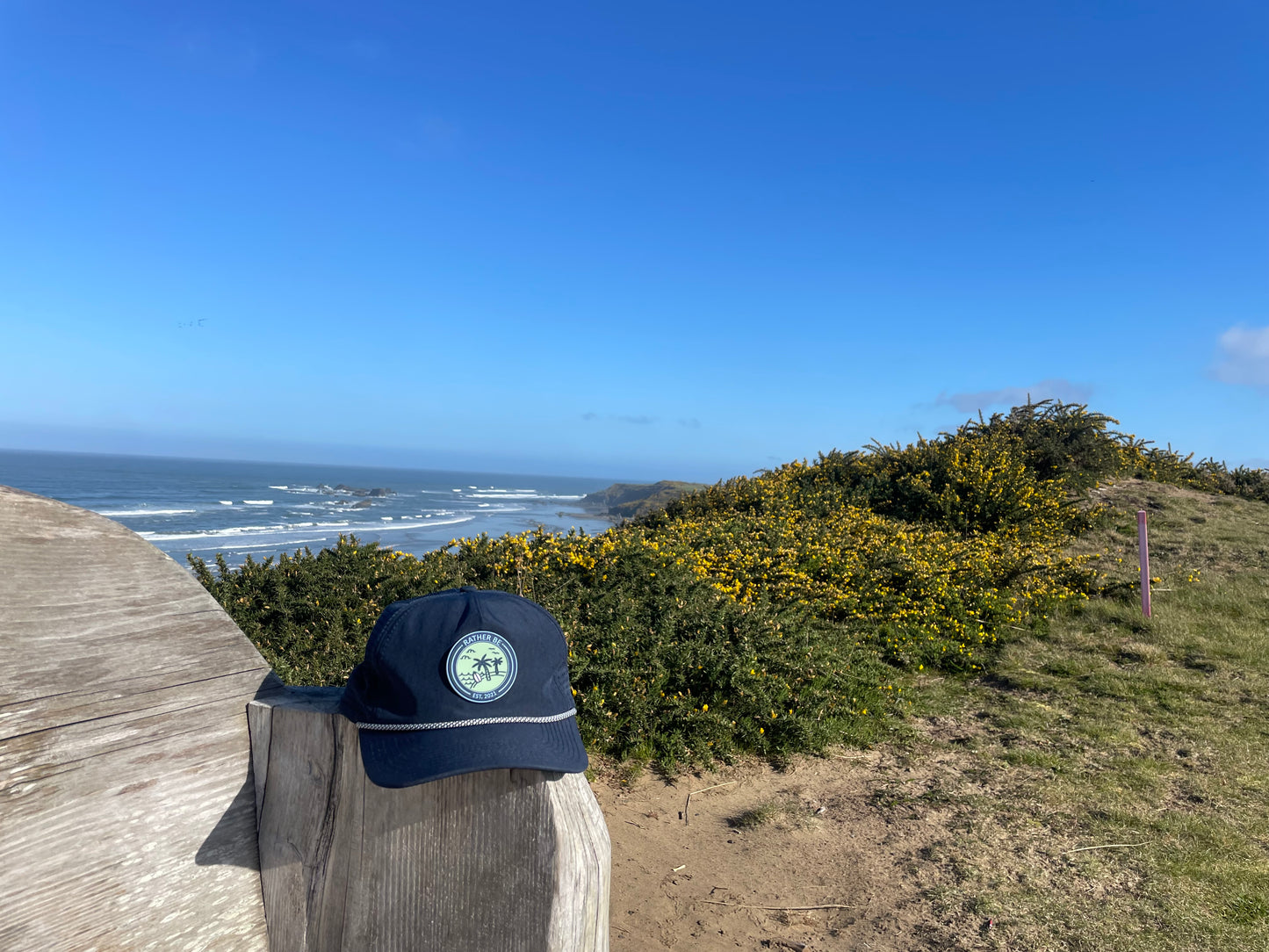 On Vacation Unstructured Rope Hat - Dark Navy