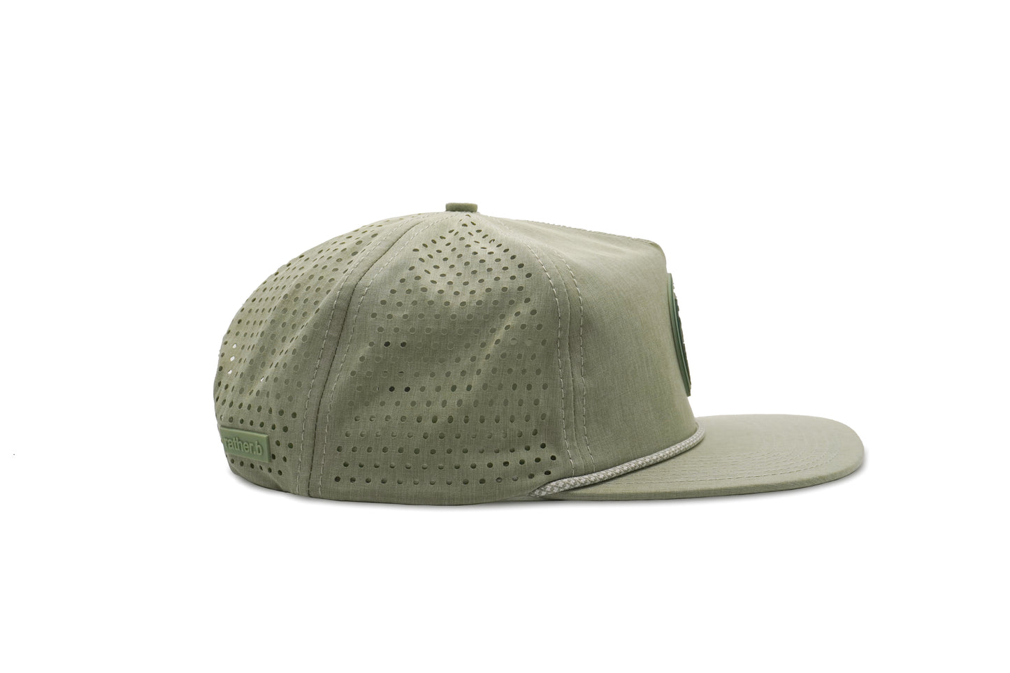 On Vacation Flip-strucutred Rope Hat - Green