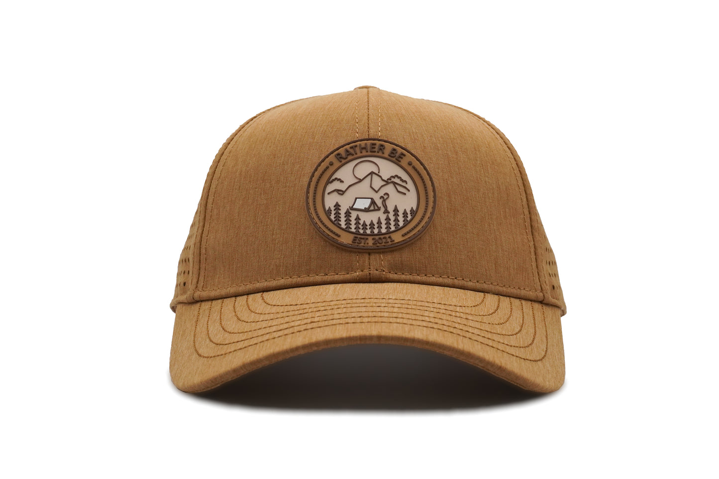 Camping Hat - Brown - A frame