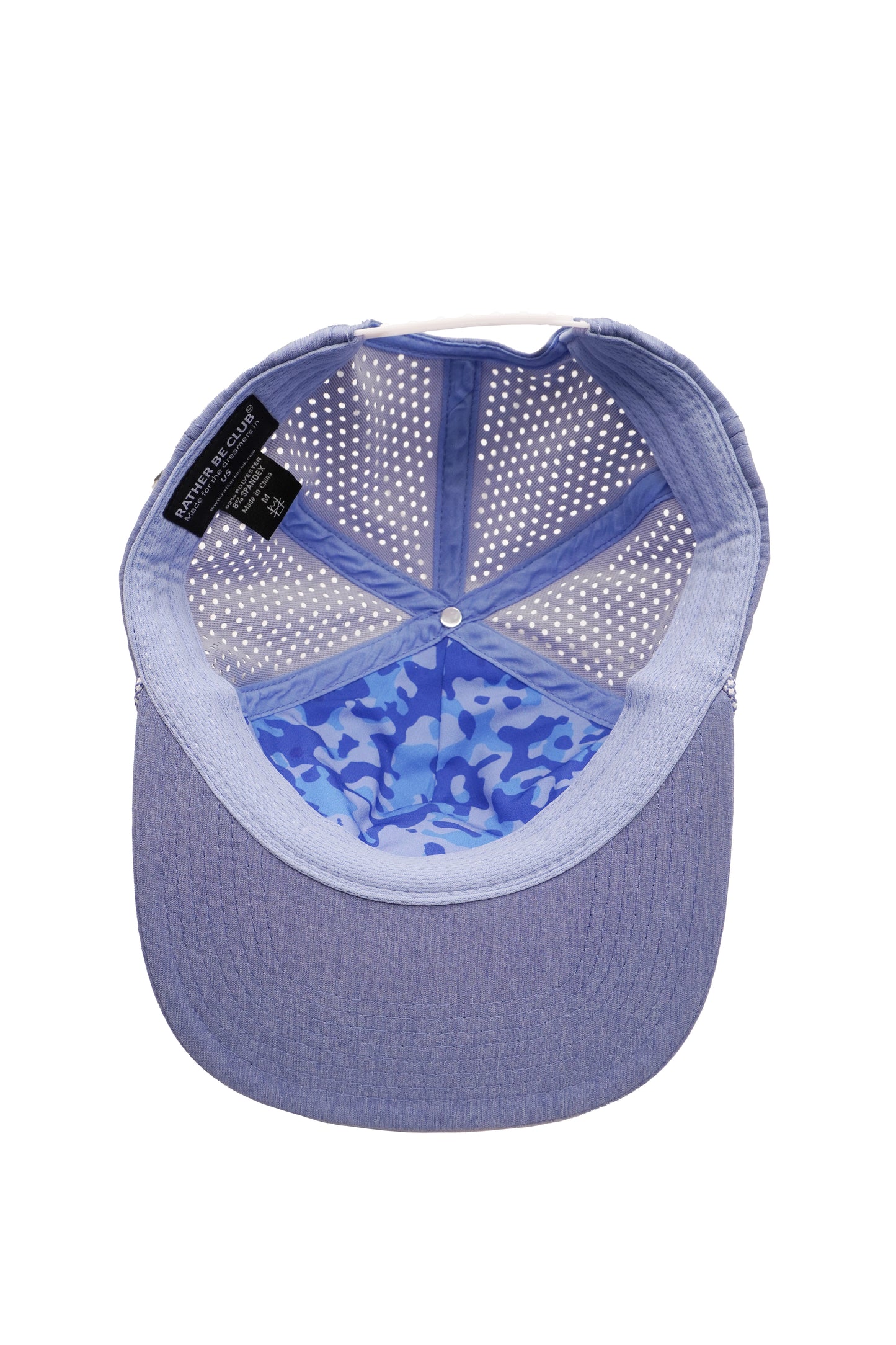 On Vacation Unstructured Rope Hat - Light Blue