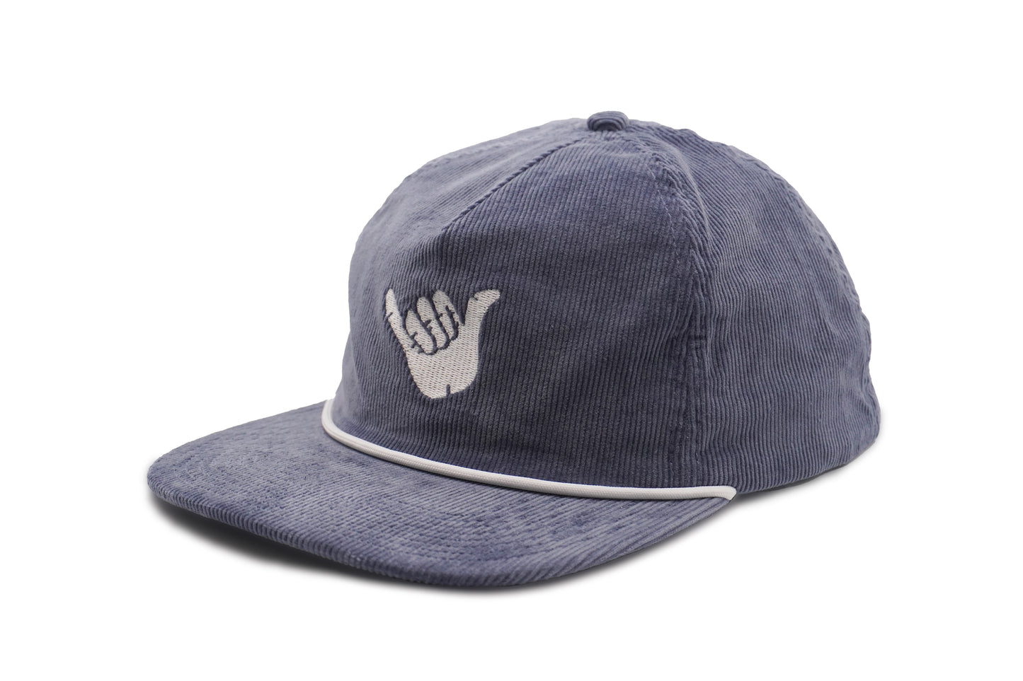 Shaka Grey Corduroy Rope Hat