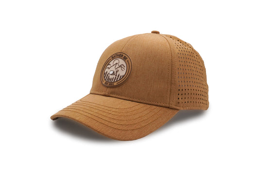 Camping Hat - Brown - A frame