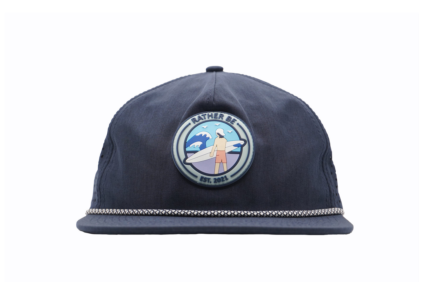 Surfing Unstructured Rope Hat - Navy